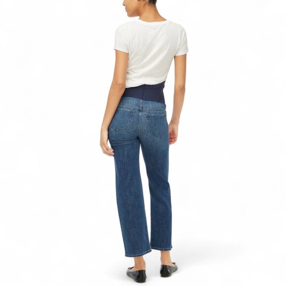 J. Crew Lightweight maternity wide-leg jean Size 32 - Picture 2 of 12